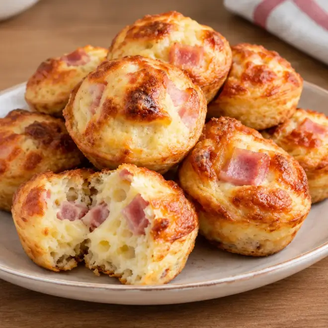 Bouchées moelleuses lardons, recette facile