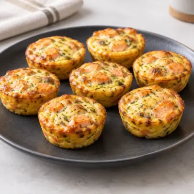 Bouchées quiche sans pâte, recette facile