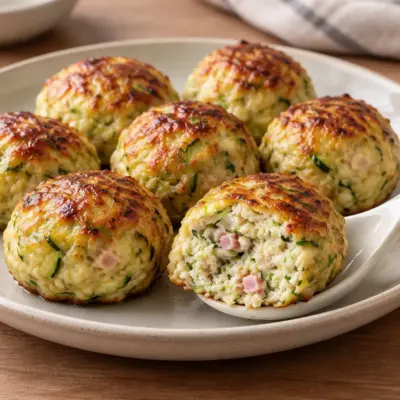Boulettes de courgette faciles à la poêle