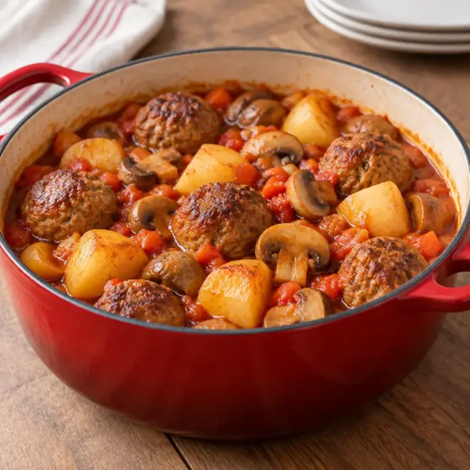 Boulettes de viande recette facile en cocotte