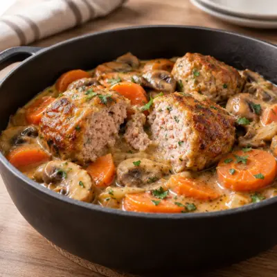 Boulettes de viande recette en sauce crémeuse