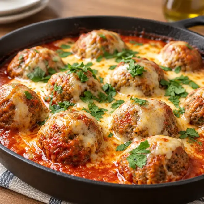 Boulettes de viande gratinées, recette facile