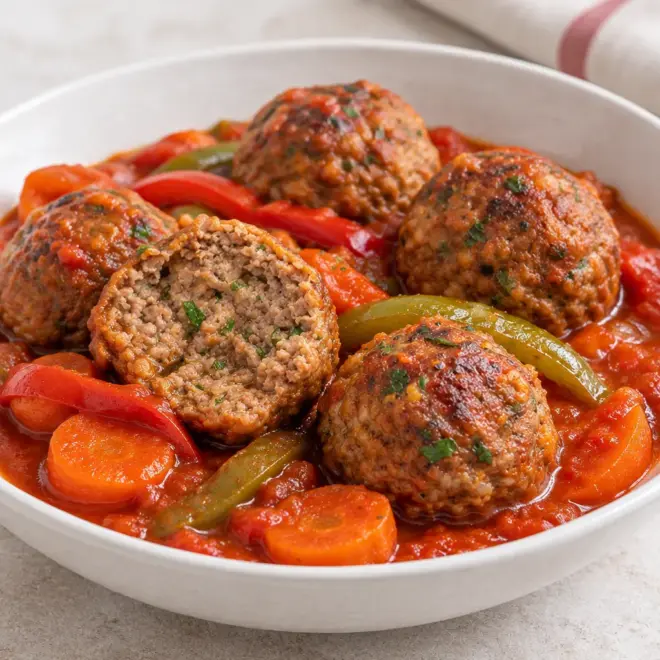 Boulettes de viande recette facile aux légumes