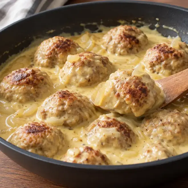 Boulettes de viande recette sauce crémeuse