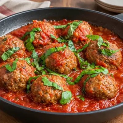 Boulettes de viande sauce tomate facile
