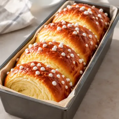 Brioche tressée recette facile et filamenteuse