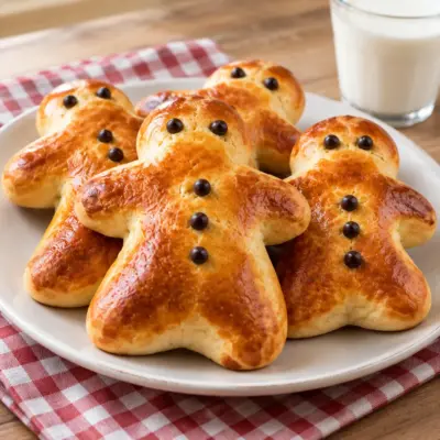 Brioches bonshommes recette moelleuse au chocolat
