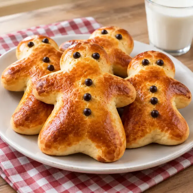 Brioches bonshommes recette moelleuse au chocolat