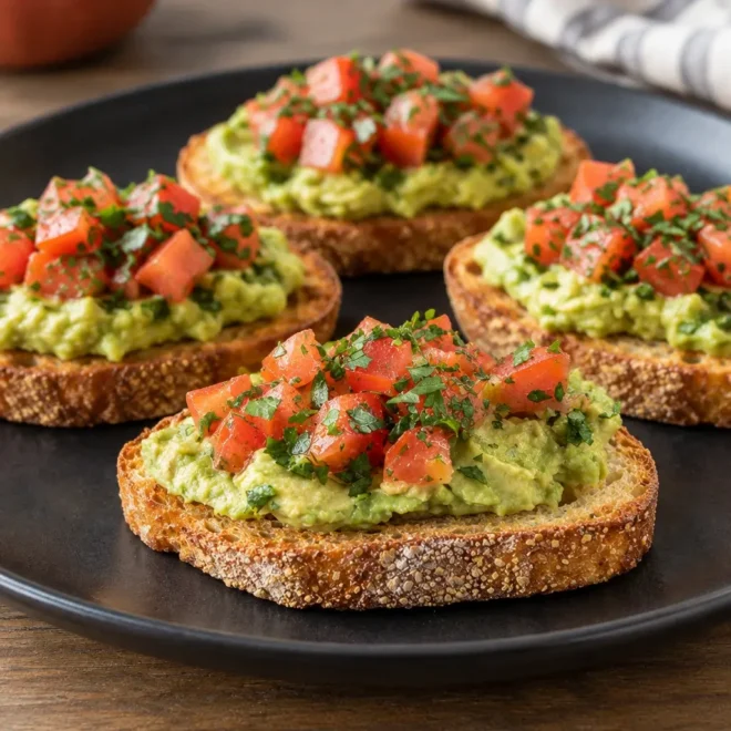 Bruschetta à l’avocat : recette facile en 15 minutes