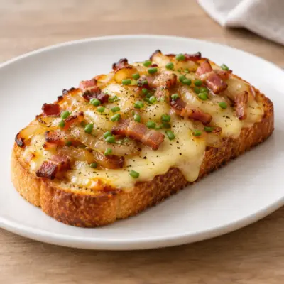 Bruschetta raclette facile et bien dorée