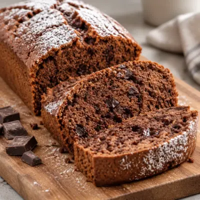 Cake au chocolat facile et moelleux