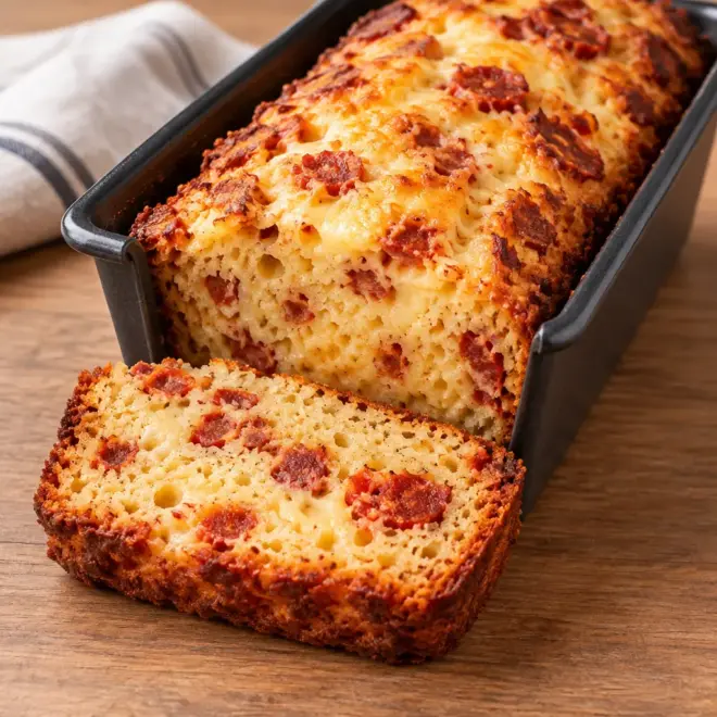 Cake chorizo maroilles moelleux et facile