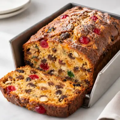 Cake aux fruits confits facile et moelleux