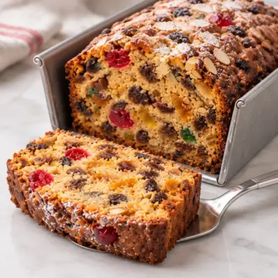 Cake de Noël recette aux fruits confits