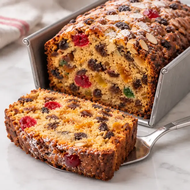 Cake de Noël recette aux fruits confits