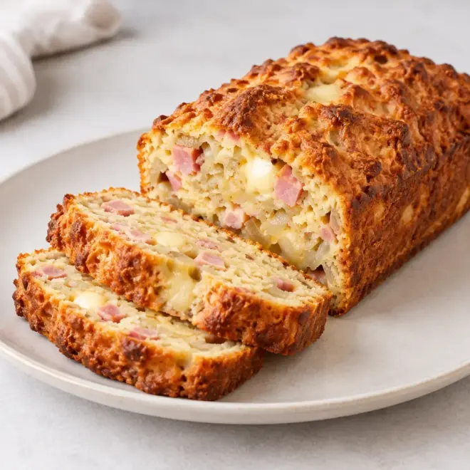 Cake jambon-fromage facile et moelleux