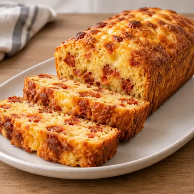 Cake salé au chorizo et au fromage facile