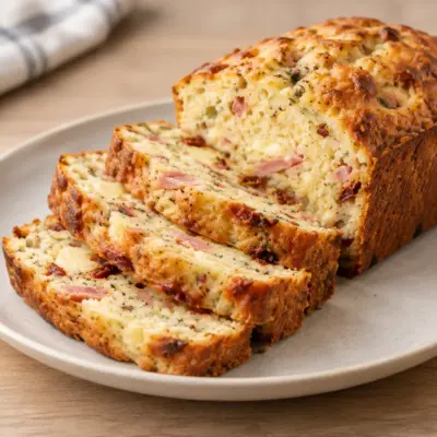 Cake salé jambon fromage, recette facile