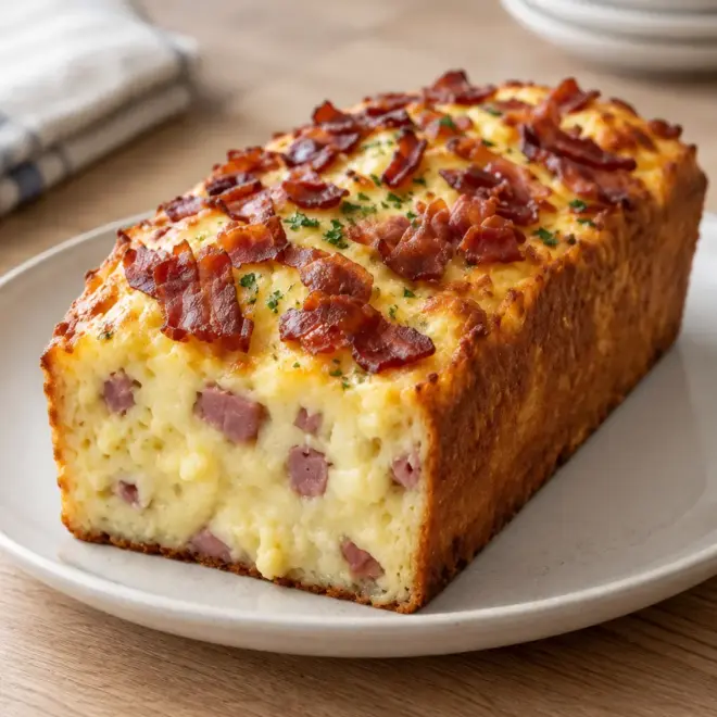 Cake salé jambon fromage bacon facile