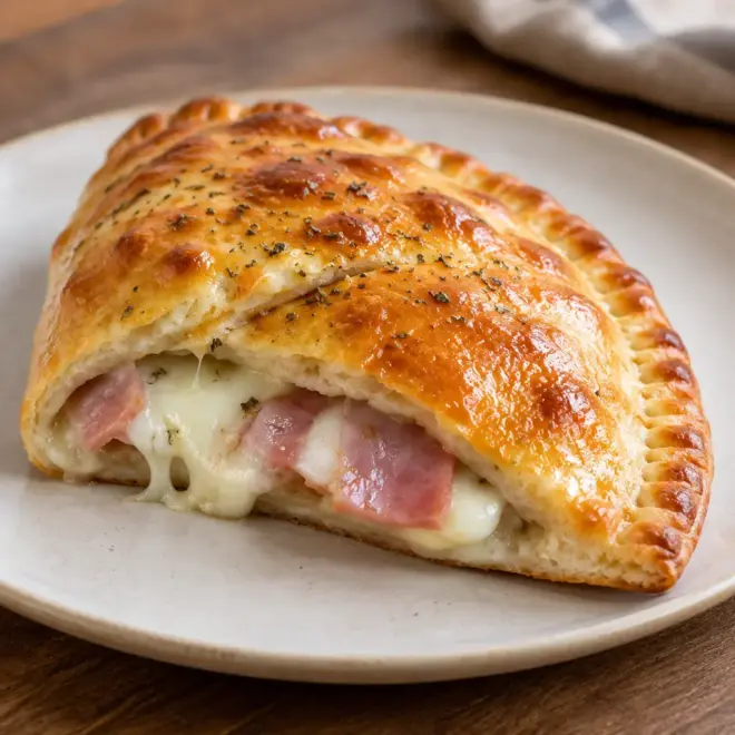Calzone recette jambon fromage fondant