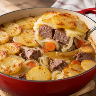 Cassolette de bœuf recette fondante et dorée