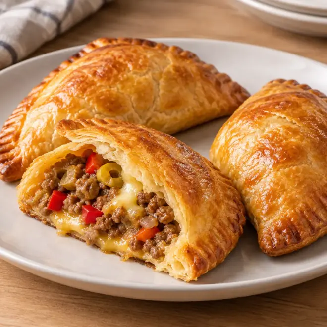 Chaussons à la viande : recette facile et dorée