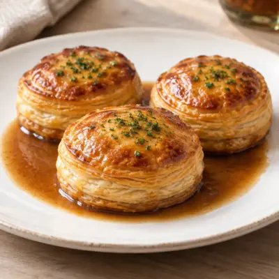 Chaussons au foie gras recette feuilletée