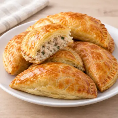 Chaussons au thon recette facile et croustillante