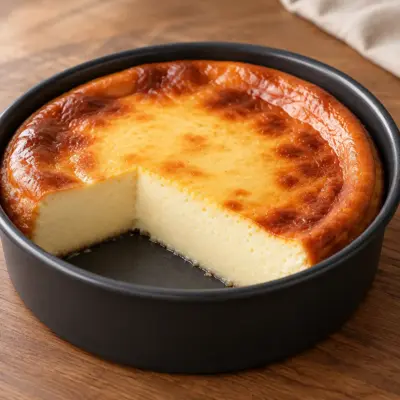 Cheesecake basque facile et très crémeux