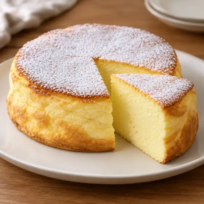 Cheesecake japonais aérien facile et moelleux