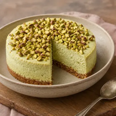 Cheesecake pistache airfryer, recette facile