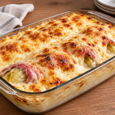Chicons au gratin : recette fondante et dorée
