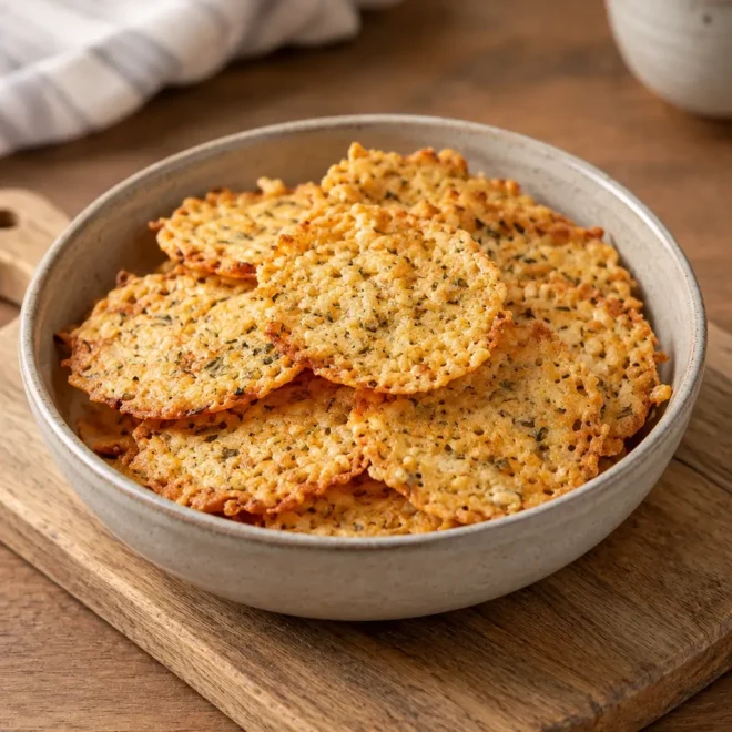 Chips de cottage cheese : recette à l’airfryer