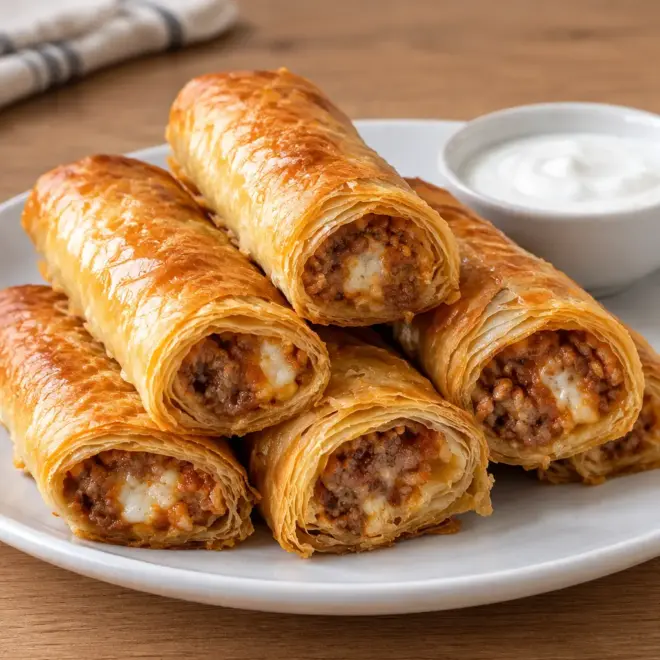 Cigares à la viande : recette facile au four