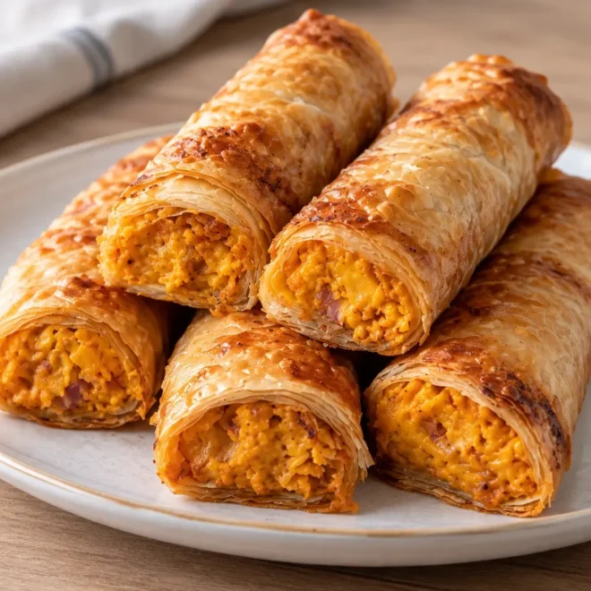 Cigares croustillants : recette patate douce