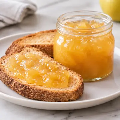 Confiture de pommes maison au citron