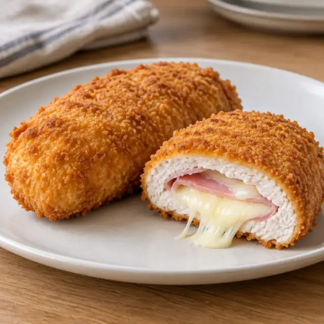 Cordon bleu de poulet facile et croustillant