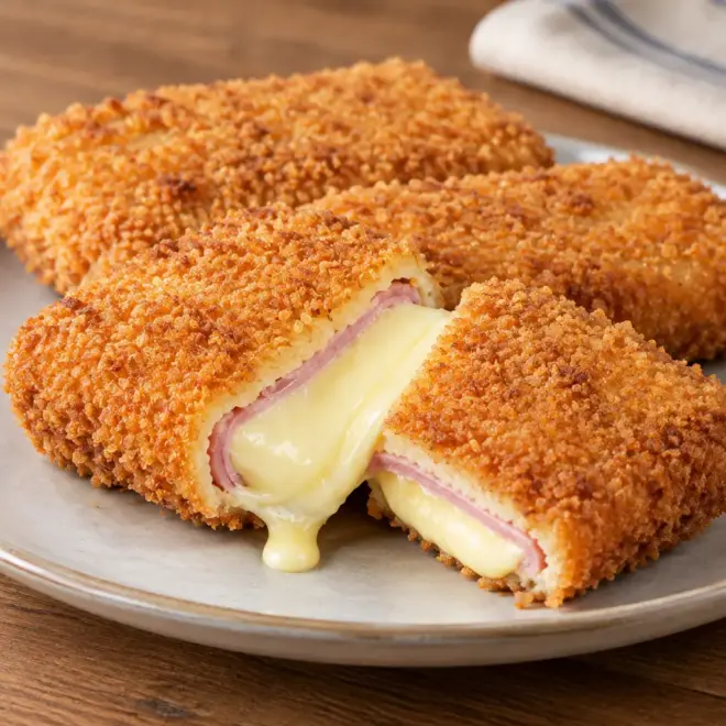Cordon bleu recette au jambon et fromage fondant