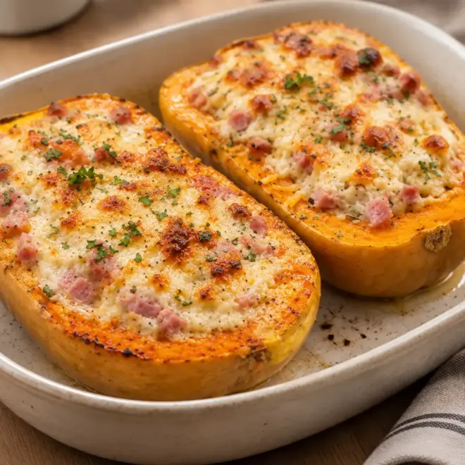 Courge butternut farcie gratinée facile