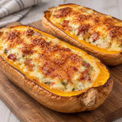 Courge butternut farcie gratinée facile