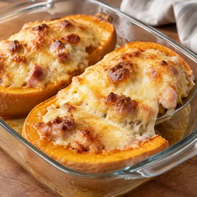 Courge butternut farcie gratinée facile