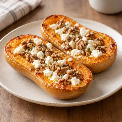 Courge butternut rôtie : recette facile au miel