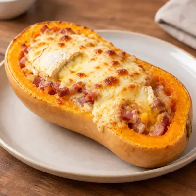 Courge farcie recette facile et gratinée