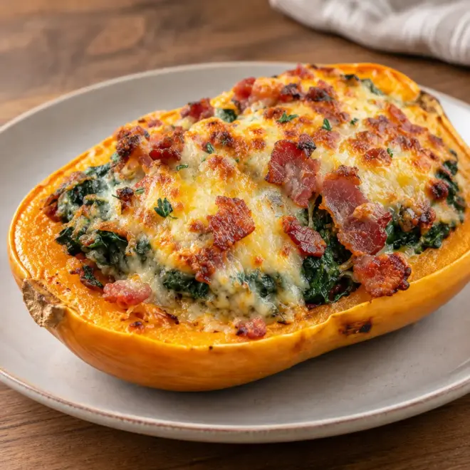 Courge farcie recette facile et gratinée