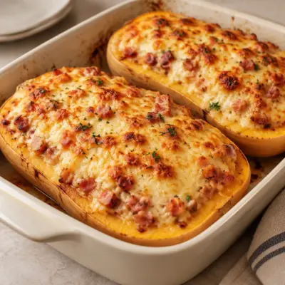 Courge farcie recette facile et gratinée