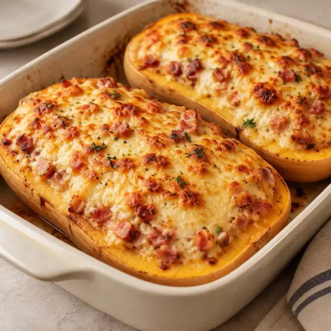 Courge farcie recette facile et gratinée