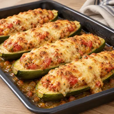 Courgettes gratinées au fromage faciles