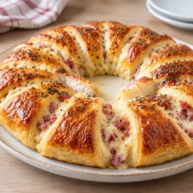 Couronne feuilletée recette facile et fondante