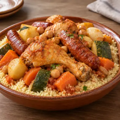 Couscous royal recette généreuse et familiale