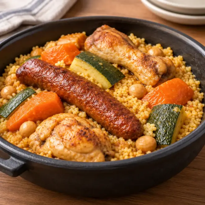 Couscous royal : recette familiale et parfumée